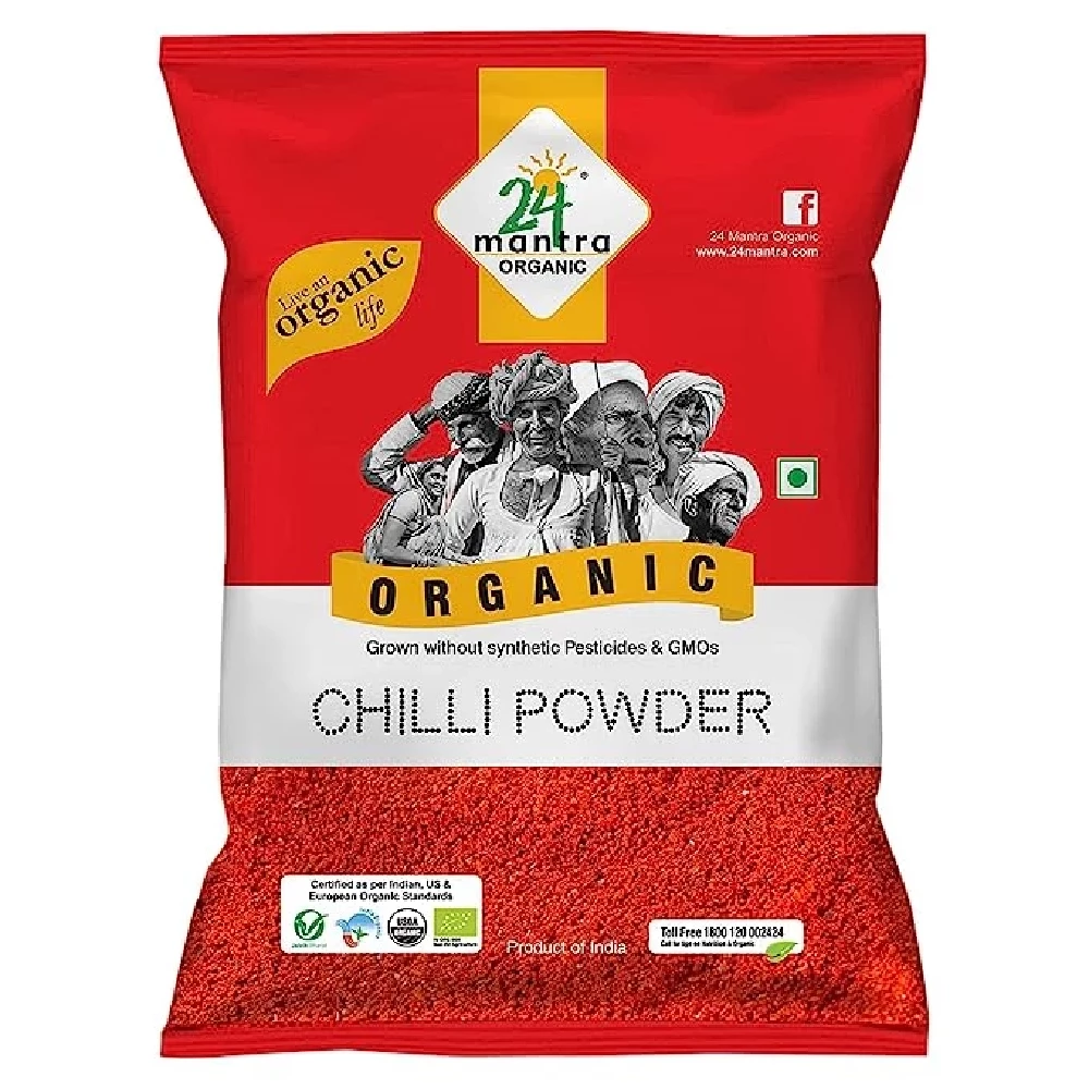 24 Mantra Organic Red Chilli Powder, 200 g-1.webp